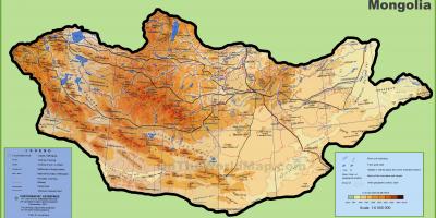 Mongoliji mapu lokacija