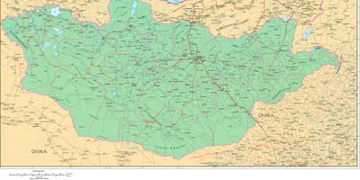 Mapa Mongoliji put